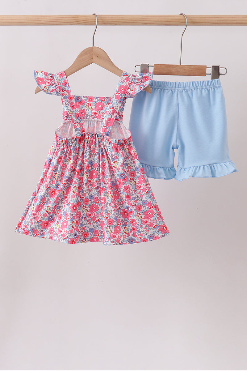 Pink Floral Set