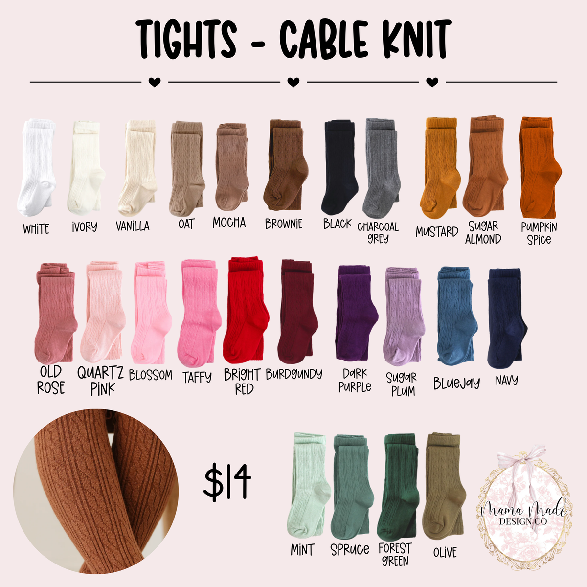 Little Stocking Co. TIGHTS / ETA September