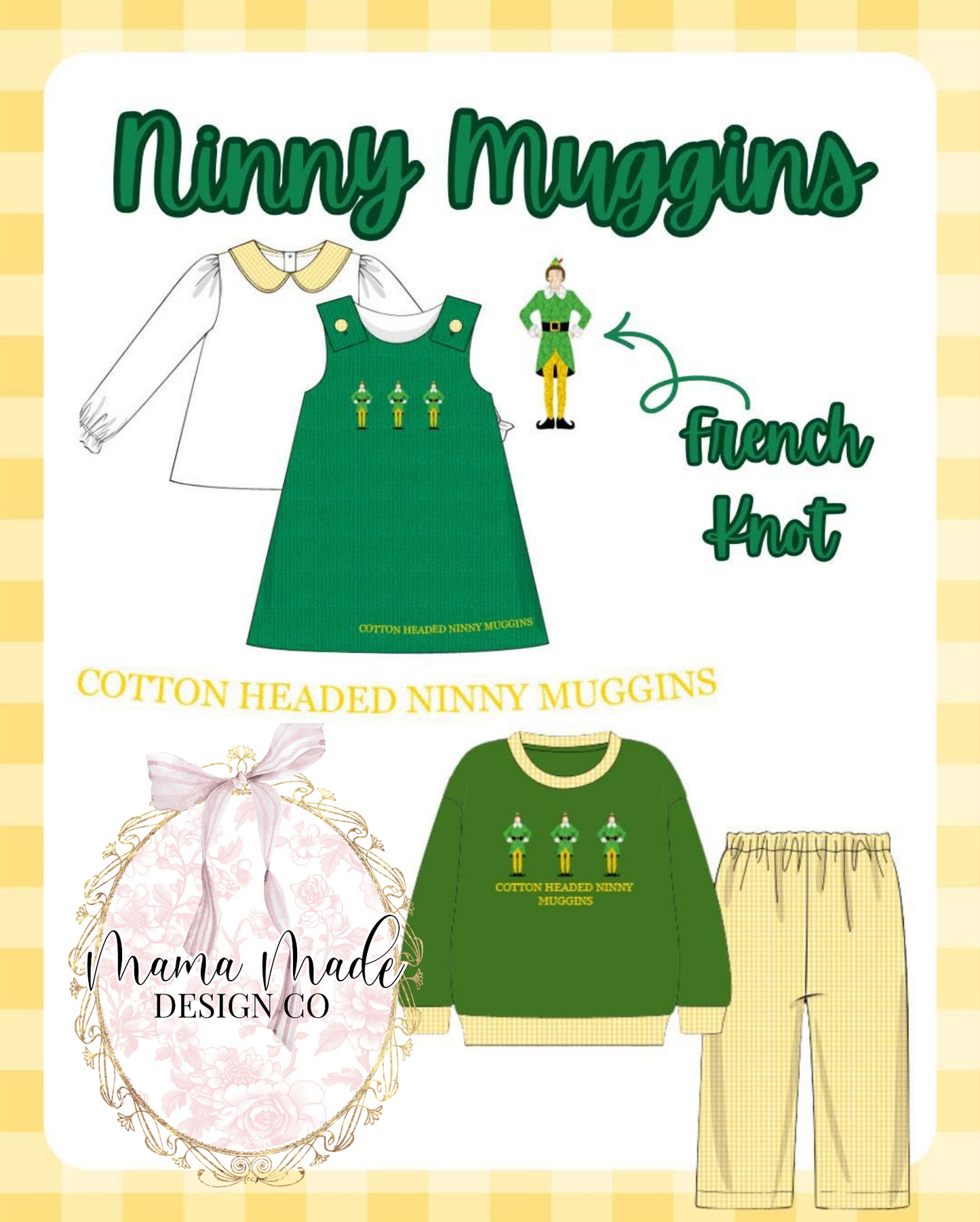 CHRISTMAS PREORDER 01 - Ninny Muggins / ETA OCTOBER