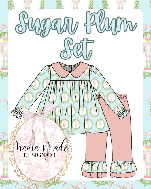 CHRISTMAS PREORDER 01 - Sugar Plum Pant Set / ETA OCTOBER