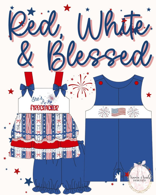 Red, White, & Blessed 4oJ Extras