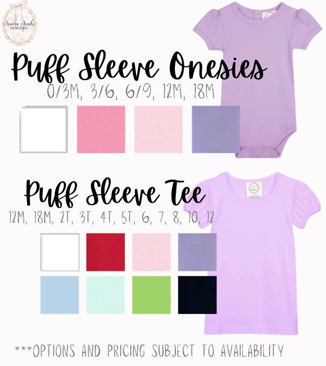 PREORDER Puffed to Perfection INFANT-7T / ETA July